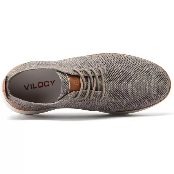 VILOCY Men's Fashion Dress Sneakers Casual Walking Shoes Business Oxfords Comfortable Breathable Lightweight Tennis