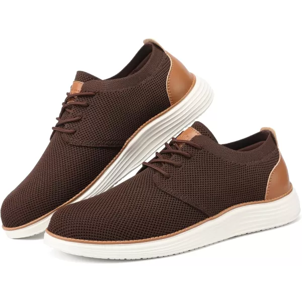 VILOCY Men's Fashion Dress Sneakers Casual Walking Shoes Business Oxfords Comfortable Breathable Lightweight Tennis