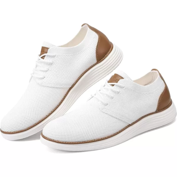 VILOCY Men's Fashion Dress Sneakers Casual Walking Shoes Business Oxfords Comfortable Breathable Lightweight Tennis