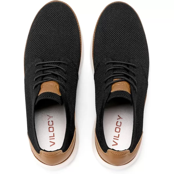 VILOCY Men's Fashion Dress Sneakers Casual Walking Shoes Business Oxfords Comfortable Breathable Lightweight Tennis