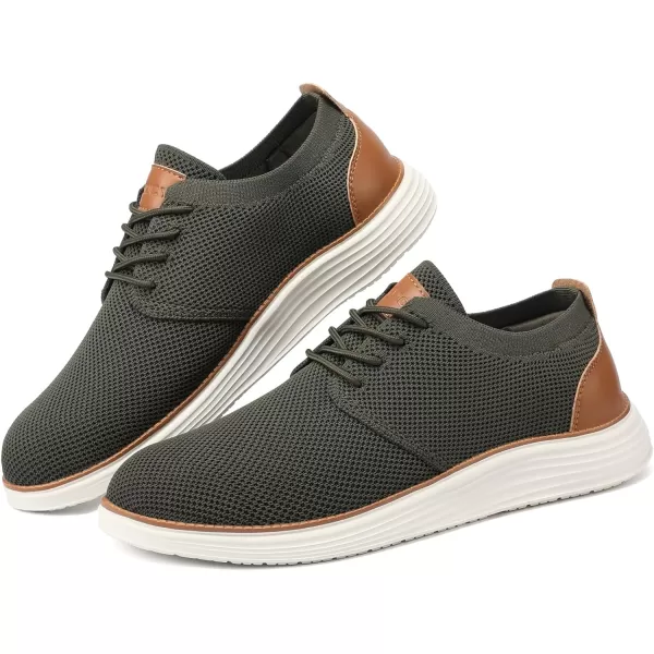 VILOCY Men's Fashion Dress Sneakers Casual Walking Shoes Business Oxfords Comfortable Breathable Lightweight Tennis
