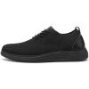 imageVILOCY Mens Casual Dress Sneakers Oxfords Business Mesh Breathable Walking Shoes Tennis ComfortableAll Black