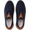 imageVILOCY Mens Casual Dress Sneakers Oxfords Business Mesh Breathable Walking Shoes Tennis ComfortableDark Blue
