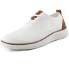 imageVILOCY Mens Casual Dress Sneakers Oxfords Business Mesh Breathable Walking Shoes Tennis ComfortableWhite