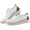 imageVILOCY Mens Casual Dress Sneakers Oxfords Business Mesh Breathable Walking Shoes Tennis ComfortableWhite