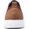 imageVILOCY Mens Casual Dress Sneakers Oxfords Business Mesh Breathable Walking Shoes Tennis ComfortableWine Red