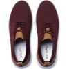 imageVILOCY Mens Casual Dress Sneakers Oxfords Business Mesh Breathable Walking Shoes Tennis ComfortableWine Red