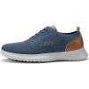imageVILOCY Mens Fashion Dress Sneakers Casual Walking Shoes Business Oxfords Comfortable Breathable Lightweight Tennis02haze Blue