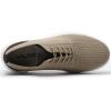 imageVILOCY Mens Fashion Dress Sneakers Casual Walking Shoes Business Oxfords Comfortable Breathable Lightweight Tennis02khaki