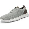 imageVILOCY Mens Fashion Dress Sneakers Casual Walking Shoes Business Oxfords Comfortable Breathable Lightweight Tennis02light Grey