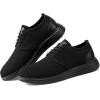 imageVILOCY Mens Fashion Dress Sneakers Casual Walking Shoes Business Oxfords Comfortable Breathable Lightweight TennisAll Black