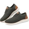 imageVILOCY Mens Fashion Dress Sneakers Casual Walking Shoes Business Oxfords Comfortable Breathable Lightweight TennisArmy Green