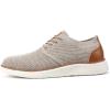 imageVILOCY Mens Fashion Dress Sneakers Casual Walking Shoes Business Oxfords Comfortable Breathable Lightweight TennisBeige Tan