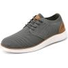 imageVILOCY Mens Fashion Dress Sneakers Casual Walking Shoes Business Oxfords Comfortable Breathable Lightweight TennisGrey