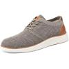 imageVILOCY Mens Fashion Dress Sneakers Casual Walking Shoes Business Oxfords Comfortable Breathable Lightweight TennisMottled Grey