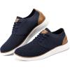imageVILOCY Mens Fashion Dress Sneakers Casual Walking Shoes Business Oxfords Comfortable Breathable Lightweight TennisNavy