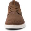 imageVILOCY Mens Slip On Casual Dress Shoes Hands Free Fashion Sneakers Mesh Tennis Walking Work Shoes Comfortable Breathable Lightweight Non SlipAll Brown