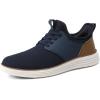 imageVILOCY Mens Slip On Casual Dress Shoes Hands Free Fashion Sneakers Mesh Tennis Walking Work Shoes Comfortable Breathable Lightweight Non SlipNavy