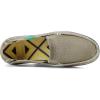 imageVILOCY Mens Slip on Deck Shoes Casual Canvas Loafers Beach Boat Shoes Zero Drop Vintage FlatBase Green