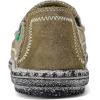imageVILOCY Mens Slip on Deck Shoes Casual Canvas Loafers Beach Boat Shoes Zero Drop Vintage FlatBase Green