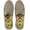 imageVILOCY Mens Slip on Deck Shoes Casual Canvas Loafers Beach Boat Shoes Zero Drop Vintage FlatBase Green
