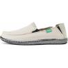 imageVILOCY Mens Slip on Deck Shoes Casual Canvas Loafers Beach Boat Shoes Zero Drop Vintage FlatBeige White