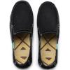 imageVILOCY Mens Slip on Deck Shoes Casual Canvas Loafers Beach Boat Shoes Zero Drop Vintage FlatBlack