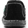 imageVILOCY Mens Slip on Deck Shoes Casual Canvas Loafers Beach Boat Shoes Zero Drop Vintage FlatBlack