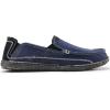 imageVILOCY Mens Slip on Deck Shoes Casual Canvas Loafers Beach Boat Shoes Zero Drop Vintage FlatBlue