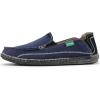 imageVILOCY Mens Slip on Deck Shoes Casual Canvas Loafers Beach Boat Shoes Zero Drop Vintage FlatBlue