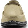 imageVILOCY Mens Slip on Deck Shoes Casual Canvas Loafers Beach Boat Shoes Zero Drop Vintage FlatTan