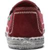 imageVILOCY Mens Slip on Deck Shoes Casual Canvas Loafers Beach Boat Shoes Zero Drop Vintage FlatWine Red