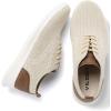 imageVILOCY Mens Casual Dress Oxfords Shoes Knit Lightweight Breathable Fashion Sneaker02beige