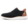 imageVILOCY Mens Casual Dress Sneakers Slip on Walking Shoes Hands Free Fashion Sneakers Breeze Tennis Business OxfordsBlack