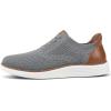 imageVILOCY Mens Casual Dress Sneakers Slip on Walking Shoes Hands Free Fashion Sneakers Breeze Tennis Business OxfordsGrey
