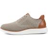 imageVILOCY Mens Casual Dress Sneakers Slip on Walking Shoes Hands Free Fashion Sneakers Breeze Tennis Business OxfordsKhaki
