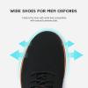imageVILOCY Mens Wide Casual Dress Oxfords Business Shoes Fashion Sneakers Mesh Breathable Comfortable Walking ShoesBlack