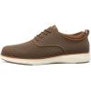 imageVILOCY Mens Wide Casual Dress Oxfords Business Shoes Fashion Sneakers Mesh Breathable Comfortable Walking ShoesBrown
