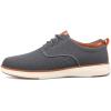 imageVILOCY Mens Wide Casual Dress Oxfords Business Shoes Fashion Sneakers Mesh Breathable Comfortable Walking ShoesGrey