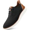 imageVILOCY Mens Hands Free Slip on Casual Dress Sneakers Laceless Walking Shoes Fashion Sneakers Breeze Tennis Business OxfordsBlack