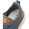 imageVILOCY Boys Slip On Casual Dress Sneaker Hands Free Fashion Shoes Comfortable Oxfords Mesh Tennis Breathable School Uniform Formal Church ShoesToddlerLittle KidBig KidGrey
