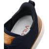imageVILOCY Boys Slip On Casual Dress Sneaker Hands Free Fashion Shoes Comfortable Oxfords Mesh Tennis Breathable School Uniform Formal Church ShoesToddlerLittle KidBig KidBlue