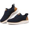 imageVILOCY Boys Slip On Casual Dress Sneaker Hands Free Fashion Shoes Comfortable Oxfords Mesh Tennis Breathable School Uniform Formal Church ShoesToddlerLittle KidBig KidBlue