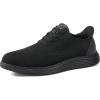 imageVILOCY Mens Hands Free Slip on Casual Dress Tennis Walking Shoes Laceless Fashion Sneakers Breeze Business OxfordsAll Black