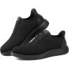 imageVILOCY Mens Hands Free Slip on Casual Dress Tennis Walking Shoes Laceless Fashion Sneakers Breeze Business OxfordsAll Black