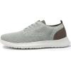 imageVILOCY Mens Casual Dress Oxfords Shoes Knit Lightweight Breathable Fashion Sneaker02light Grey
