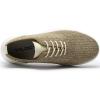 imageVILOCY Mens Casual Dress Oxfords Shoes Knit Lightweight Breathable Fashion Sneaker02mix Khaki