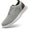imageVILOCY Mens Casual Dress Oxfords Shoes Knit Lightweight Breathable Fashion Sneaker02light Grey