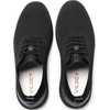 image:imageVILOCY Mens Casual Dress Sneakers Tennis Walking Shoes  LaceUp Breathable Lightweight Comfortable Office Knit Mesh Oxfords WorkampWeekend ShoesAll Black