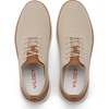 image:imageVILOCY Mens Casual Dress Sneakers Tennis Walking Shoes  LaceUp Breathable Lightweight Comfortable Office Knit Mesh Oxfords WorkampWeekend ShoesBeige